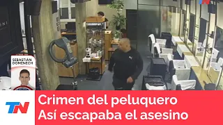 Se conocieron nuevos videos del crimen en la peluquería de Recoleta: así escapó el asesino