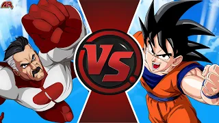 OMNI-MAN vs GOKU! (Invincible vs Dragon Ball Z) | CARTOON FIGHT CLUB