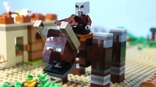 LEGO Minecraft Illager Village Invasion! STOP MOTION LEGO Minecraft Compilation | Billy Bricks