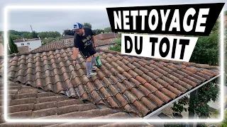 Nettoyage de la toiture et des tuiles