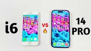 iPhone 6 Vs iPhone 14 Pro in 2023 - Speed Test!! iOS 12 Vs iOS 16