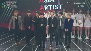 [VIETSUB/ENGSUB] [161116] BTS (방탄소년단) winning "Best Artist Award" @ AAA