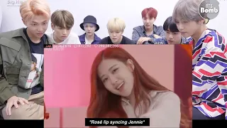 BTS Reaction Blackpink Funny