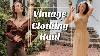 Vintage Clothing Haul & Shopping Tips