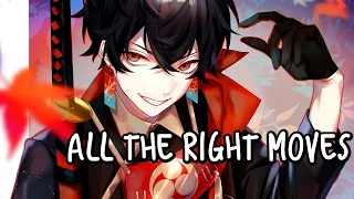 「Nightcore」→ All The Right Moves ♪ (Arcando & Oddcube Remix) LYRICS ✔︎