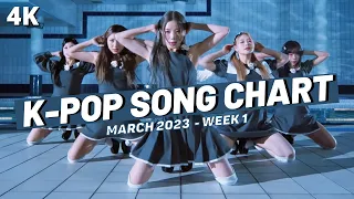 (TOP 100) K-POP SONG CHART | MARCH 2023 (WEEK 1)