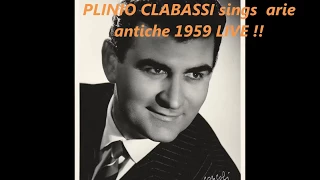 RARE : PLINIO CLABASSI sings arie antiche live in 1959