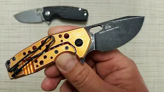 Нож SURU ALUMINIUM Fox Kives. Победитель Blade Show 2018