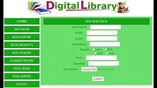 Library Management System in web using php,mysql,html, css  with source code | Web Projects code