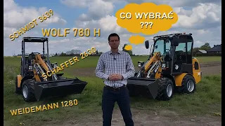 Ładowarka przegubowa ? Którą Wybrać ? Weidemann , Schaffer , Schmidt a może właśnie WOLF 780 H MINI!