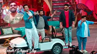 On the set of THE GREAT INDIAN KAPIL SHOW FIRST EPISODE shooting Netflix experience vlog