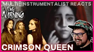 The Warning 'Crimson Queen' Hauntingly Beautiful | Musician Reaction | Studio + Live Lunario