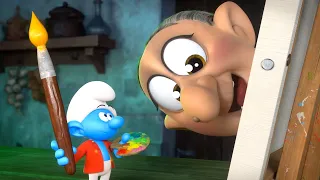 Handen af van de artiest! • De Smurfen 3D • Cartoons voor kinderen