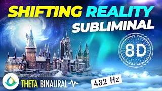 SHIFTING SUBLIMINAL (Reality Shifting Meditation Music) | 6Hz Theta Waves Binaural Beats | 8D
