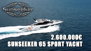 Sunseeker Sport Yacht 65 Yacht Tour in Palma de Mallorca 🛥️🇪🇸🌊🎥