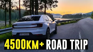 Polestar 2 EV Road Trip from South to North of Norway | part 1