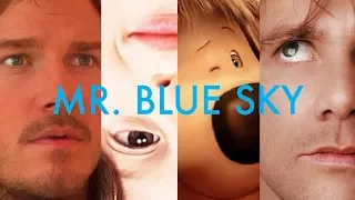 Every time Mr. Blue Sky shows up on movies (Montage)