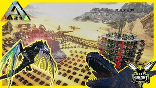 2 VS 5 CHURCH CAVE Base defending | Ark | Scorched Earth 2023