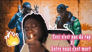 THE GIMS REACTION - Ceci n'est pas du rap (feat. Niro) & Entre nous c'est mort | FRENCH RAP REACTION