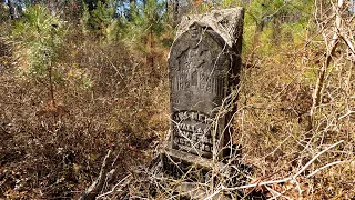 EXTREME BRIARS IN FORGOTTEN CEMETERY | UNCOVERING OVERGROWN GRAVES | MAGNOLIA SPRINGS GEORGIA