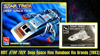 Instruction Sheet AMT/ERTL STAR TREK Deep Space Nine RUNABOUT RIO GRANDE NCC-72452 (1993)