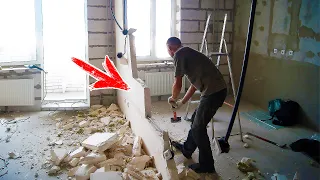 Demolished All The Partitions in a Studio Apartment! Look what happened!