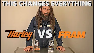 Harley Davidson Doesn't Want You to see inside the New Oil Filter - vs Fram