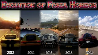 The Evolution of Forza Horizon || Every Intro Race from Forza Horizon 1 to 5