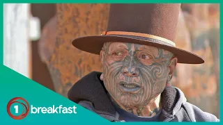 Te Reo Māori activist Tame Iti shares his journey through new art exhibition.