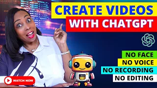 Create Videos With JUST WORDS Using The NEW ChatGPT Store - Make US$650 A Day Anonymously Worldwide