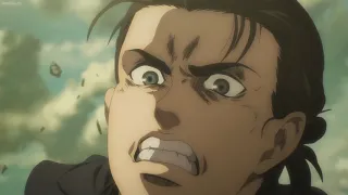 MARLEY'S COUNTERATTACK | PIECK POINTS AT EREN | FINAL SEASON ENDING 1080P HD [Attack on Titan 4x16]