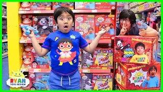 Daddy Hides Ryan's Toys all around Smyths Toys Store!!!!