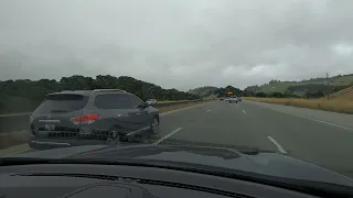 Ferrari Challenge Laguna Seca 2024, driving in and out of the event....