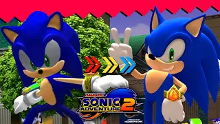 THIS SONIC ADVENTURE 2 REMAKE IS CRAZY! (MODERN SONIC ADVENTURE 2 MOD WiP)