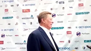 Сергей Борисович Иванов перед матчем "Шаг вместе"