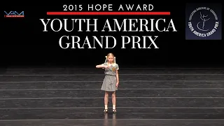 Hope Award, Contemporary Ballet, YAGP Dallas 2015, Kali Kleiman "I Never Saw Another Butterfly"