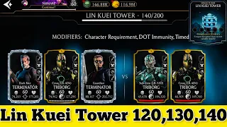 Lin Kuei Tower Boss Battle 120 , 130 & 140 Fight + Rewards MK Mobile