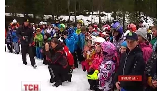У Буковелі відбулися змагання з гірськолижного спорту серед дітей