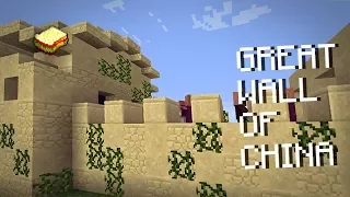 Minecraft, MCPE 1.2 | How to make a Great Wall Of China