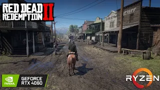 Red Dead Redemption 2 - RTX 4060 - Ryzen 5 5600X - 1080p - 1440p - 4K - FPS Test