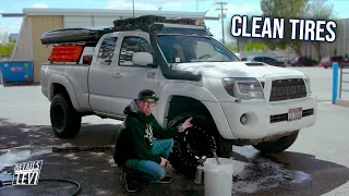 Properly Clean Tires BEFORE adding Shine, Dressing or Coating | DETAILS WITH LEVI