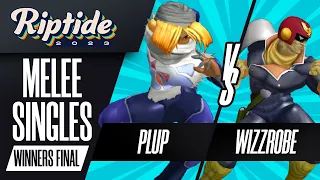 Plup (Sheik) vs Wizzrobe (Captain Falcon) - Melee Singles Winners Final - Riptide 2023