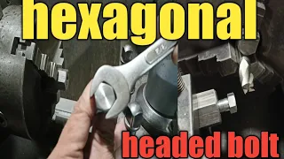 making hexagon in lathe machine/Daniel team.