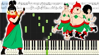 Бременские Музыканты - Песня атаманши и разбойников - Piano Tutorial - Cover - Instrumental - MIDI