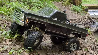 TRAXXAS TRX4 Chevrolet K10 Cheyenne // 🌳 John Wick, crawling in the woods 🌲🌳🌲🌳 of Koblenz PART 2