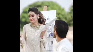 wahaj and Madiha's photoshoot for so Kamal🕊️||#wahajali #madihaimam #youtube #coolshorts