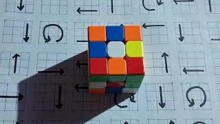 How to solve a 3by3 rubix cube in under 1 minute || cube solve like a master || #viral #cube #cubing