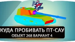 КУДА ПРОБИВАТЬ ОБЪЕКТ 268 ВАРИАНТ 4 ● ГАЙД