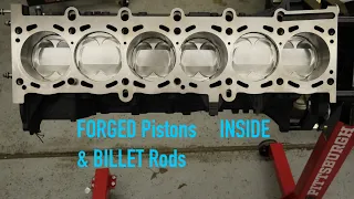 S54 build again EP2:  Block Hone, Deck, Plumb and Round!  Piston install , head gasket look