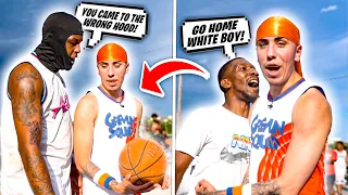 We TROLLED The ENTIRE HOOD & Things Got UGLY! (5v5 Basketball)